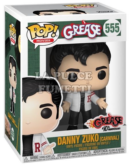 GREASE:DANNY ZUKO CARNIVAL - VINYL FIGURE #   555 POP FUNKO 